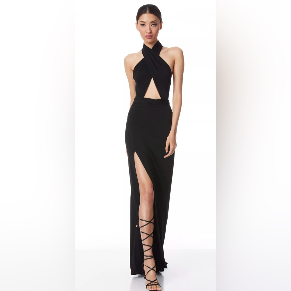 Alice + Olivia May Halter Neck Gown- NWT!